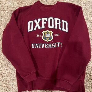 Maroon Oxford Unisex Sweatshirt